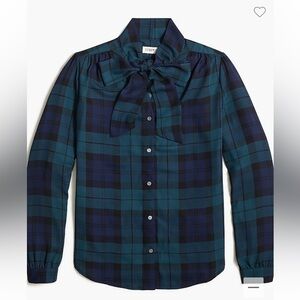 NWT J Crew plaid top